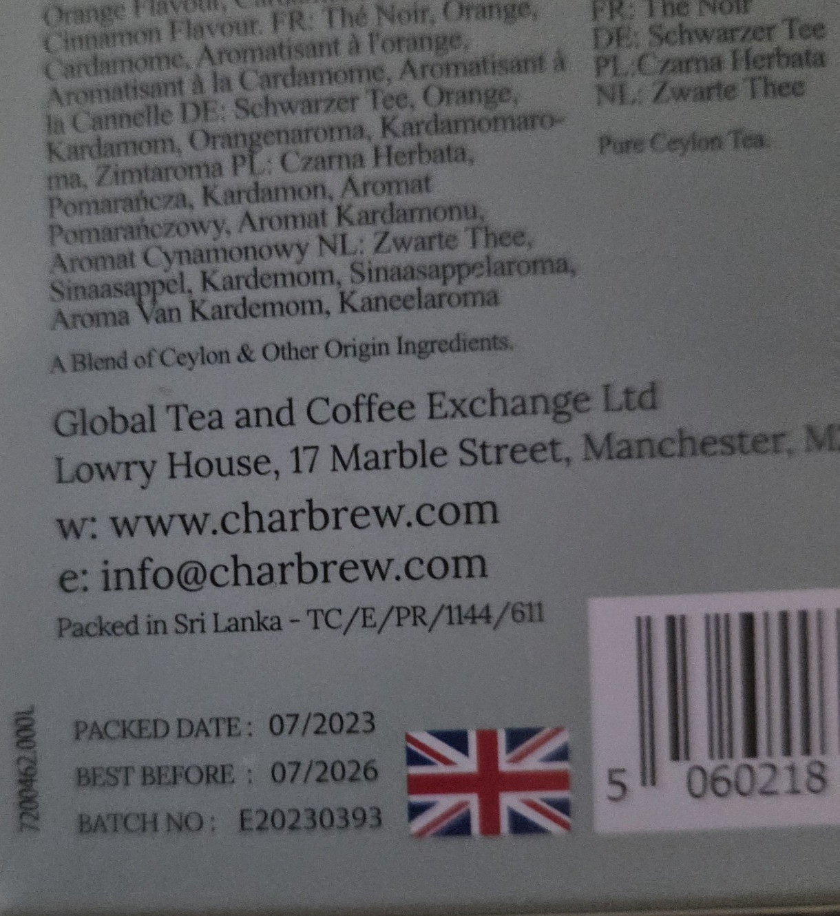 Charbrew Tea Gift Set - 16 Individual Cup Brews (2 Each of 8 Flavors) SEALED NEW gallery