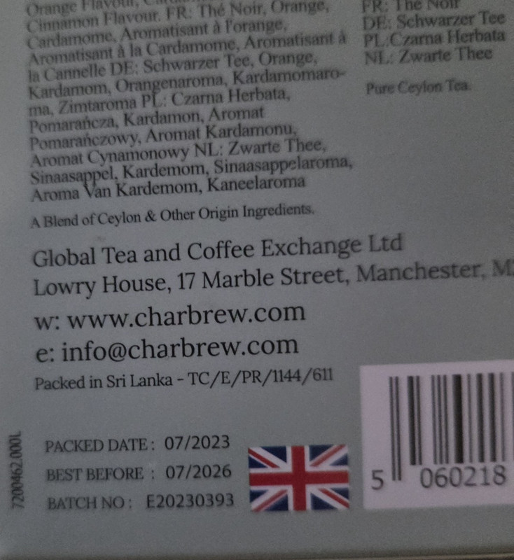 Charbrew Tea Gift Set - 16 Individual Cup Brews (2 Each of 8 Flavors) SEALED NEW gallery