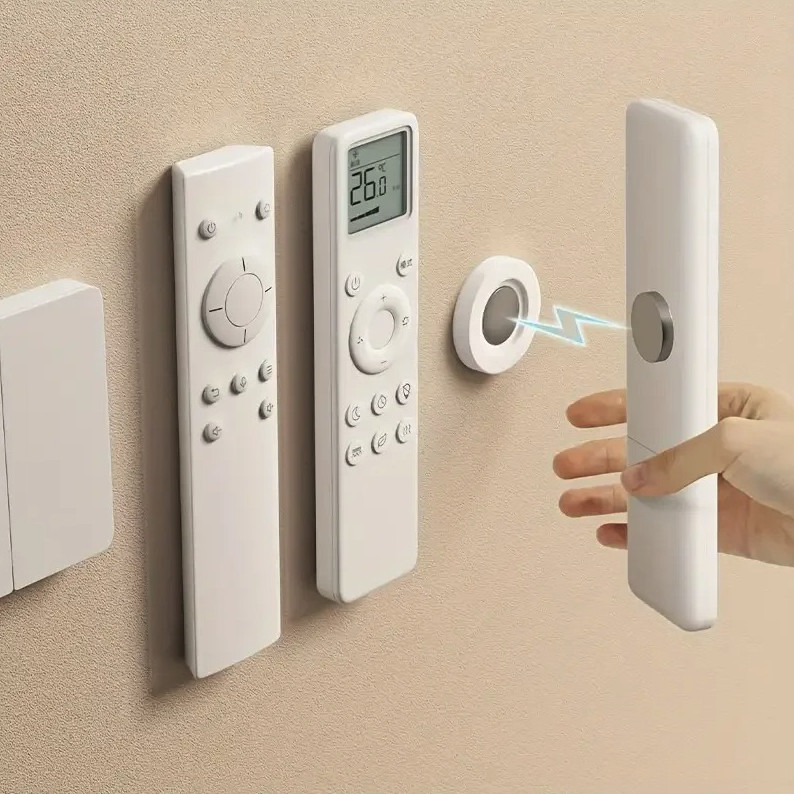 3pcs Magnetic Remote Holder Wall Mount No Drill Organizer Set - NEW gallery