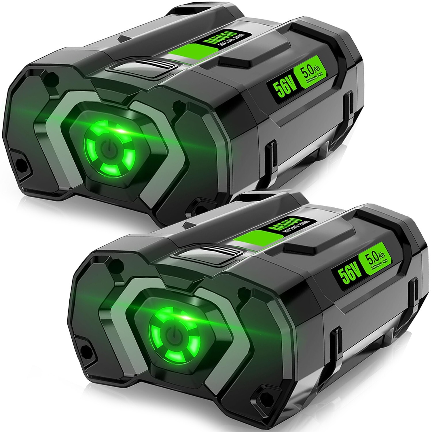 2PACK For EGO 56V 56Volt BA2800T POWER+ 5.0AH Battery Lithium Ion BA2240 BA1400T gallery