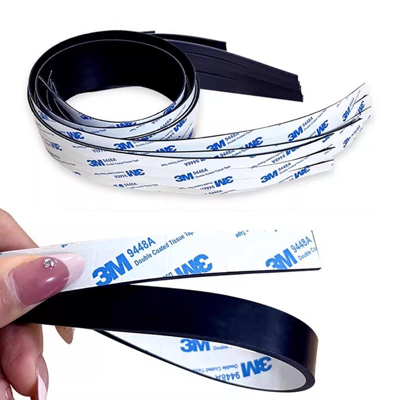 Self Adhesive Rubber Strip Pads Adhesive Backed Solid Seals Gasket 1-10mm Thick gallery