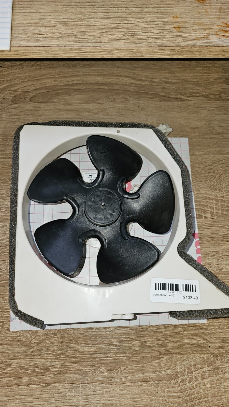Frigidaire Refrigeration Appliance Condenser Fan Motor Assembly 5304519734 gallery