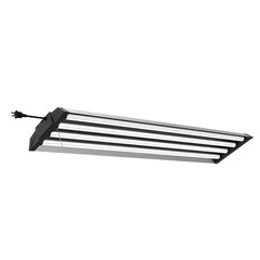 4 Ft. 80-Watt 4000K Bright White 4-Light 7000 Lumens Gray Integrated LED Linkabl