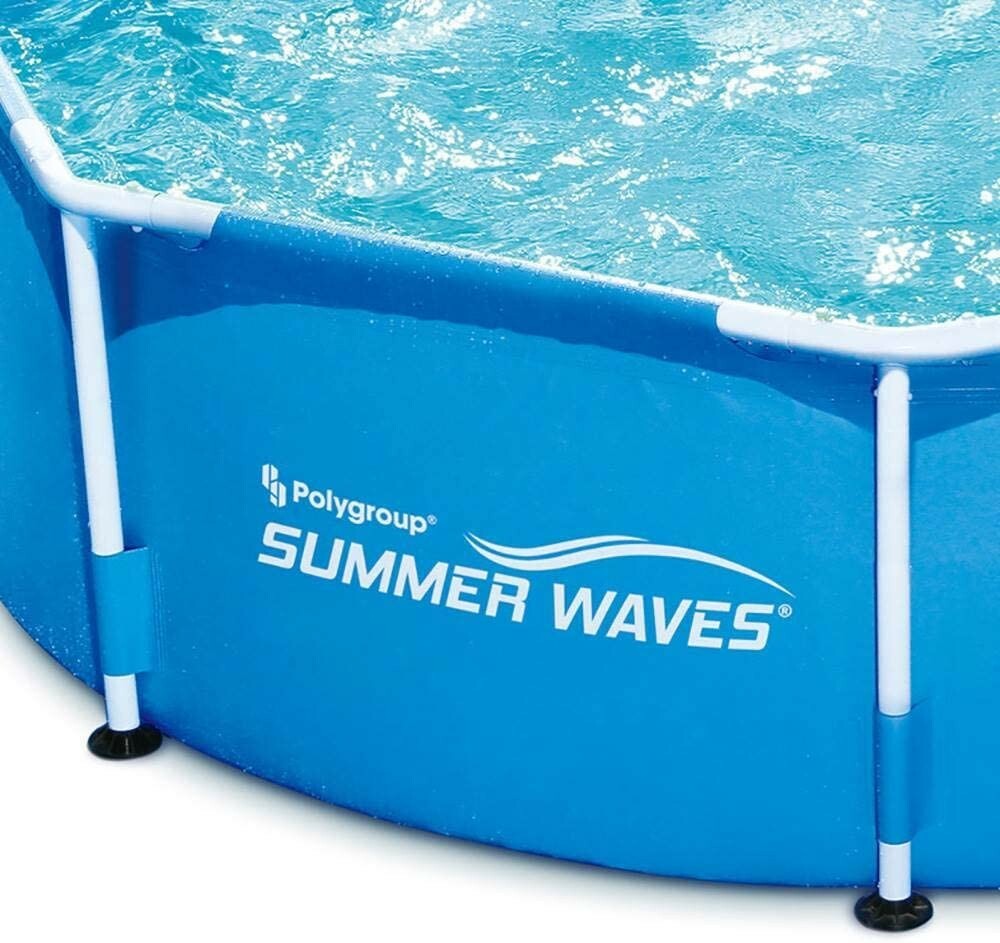 Summer Waves P2000830A Active 8ft x 30in Outdoor Round Frame Above Ground Swimmi
