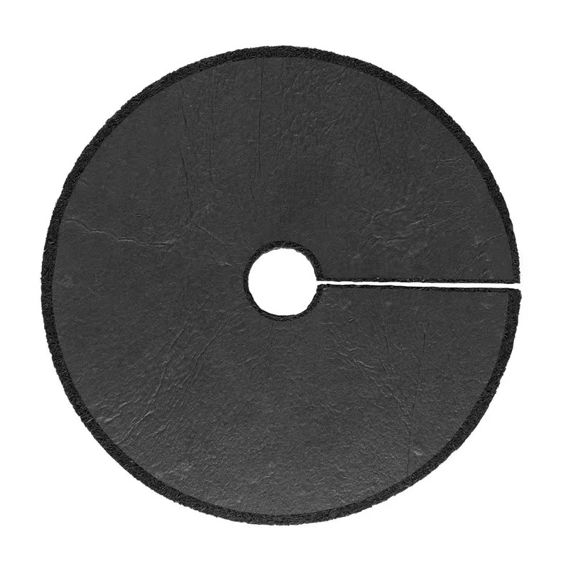 24 In. Black Recycled Rubber Tree Ring (3-Pack) gallery