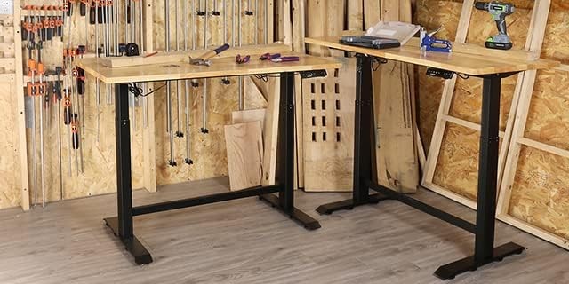 WORKPRO 48" Electric Standing Desk 500 LBS Load Capacity Work Table Workbench US gallery