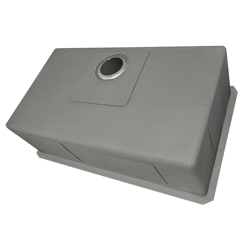Ruvati 35-inch Undermount 16Gauge Rounded Corners Large Kitchen Sink – RVH7466 gallery