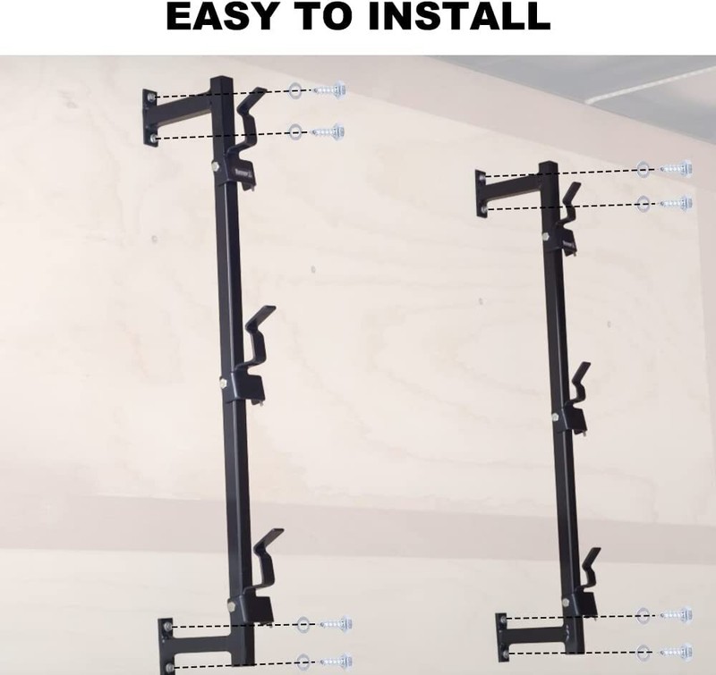 3 Place Locking Trimmer Rack Holder for ENCLOSED Landscape Trailers gallery