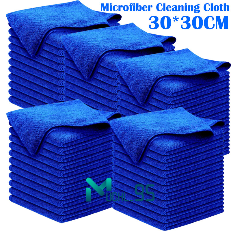Reusable Microfiber Cleaning Cloth Towel Rag Car Polishing No Scratch Detailing gallery