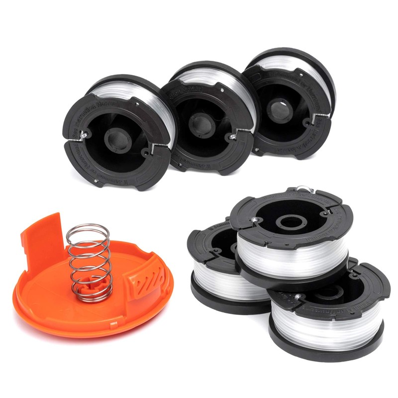 AF-100 Weed Eater String 6 x Spool+1 x Cap Spools Cap for Black Decker Trimmer gallery