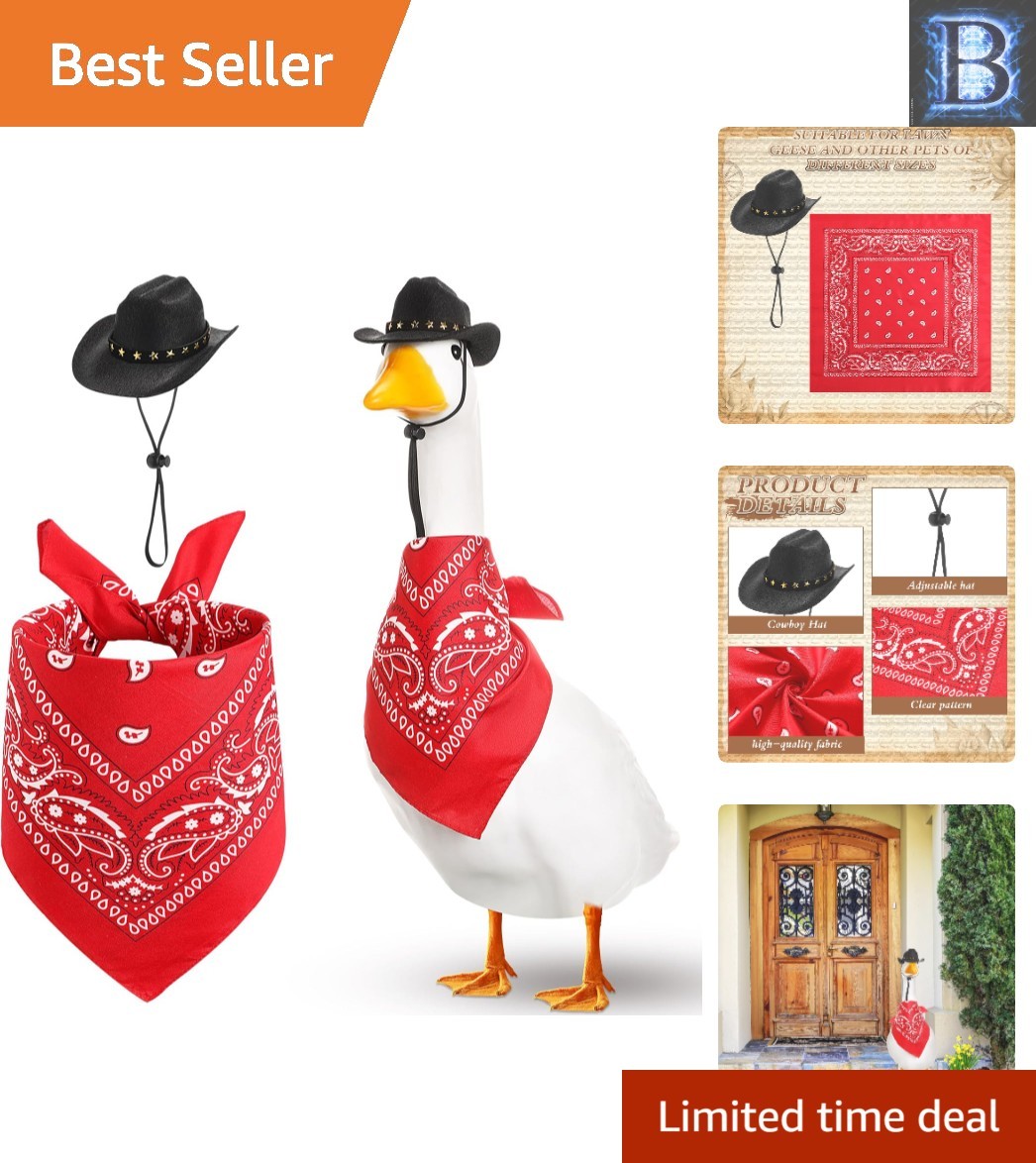 Handmade Western Cowboy Goose Costume Set - Perfect for Every Festive Occasion gallery