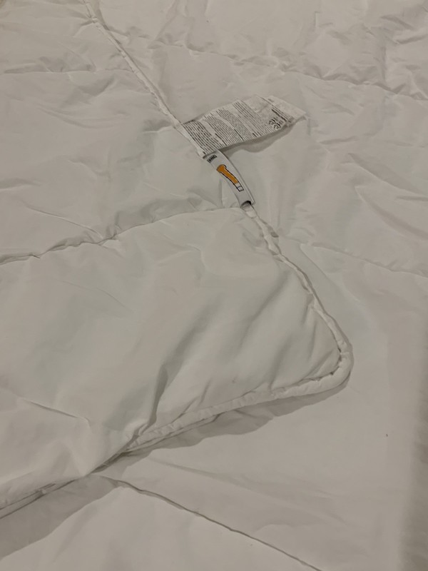 Ikea Stjarnbracka Twin Warm Down Alternative Comforter White 59”x79” gallery