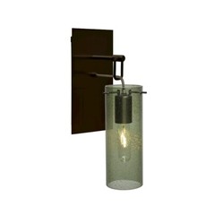 Besa Lighting Juni 10 1 Light Wall Pendant, Bronze/Green – 1WP-JUNI10MS-BR
