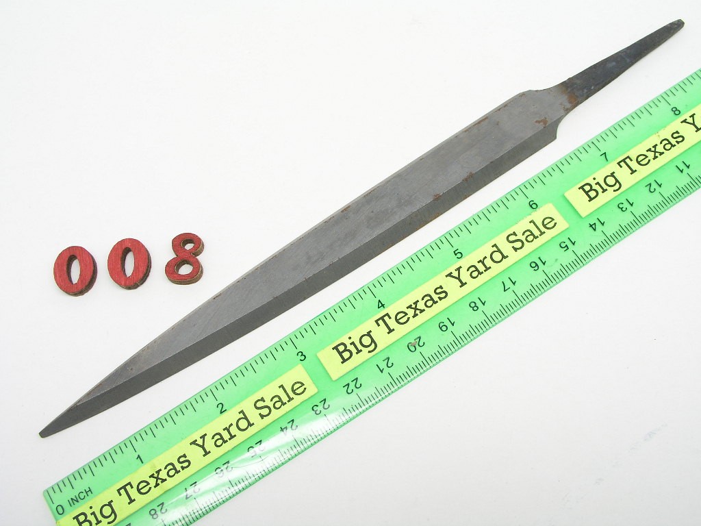 6" Barrette File #0 Cut Disston USA gallery