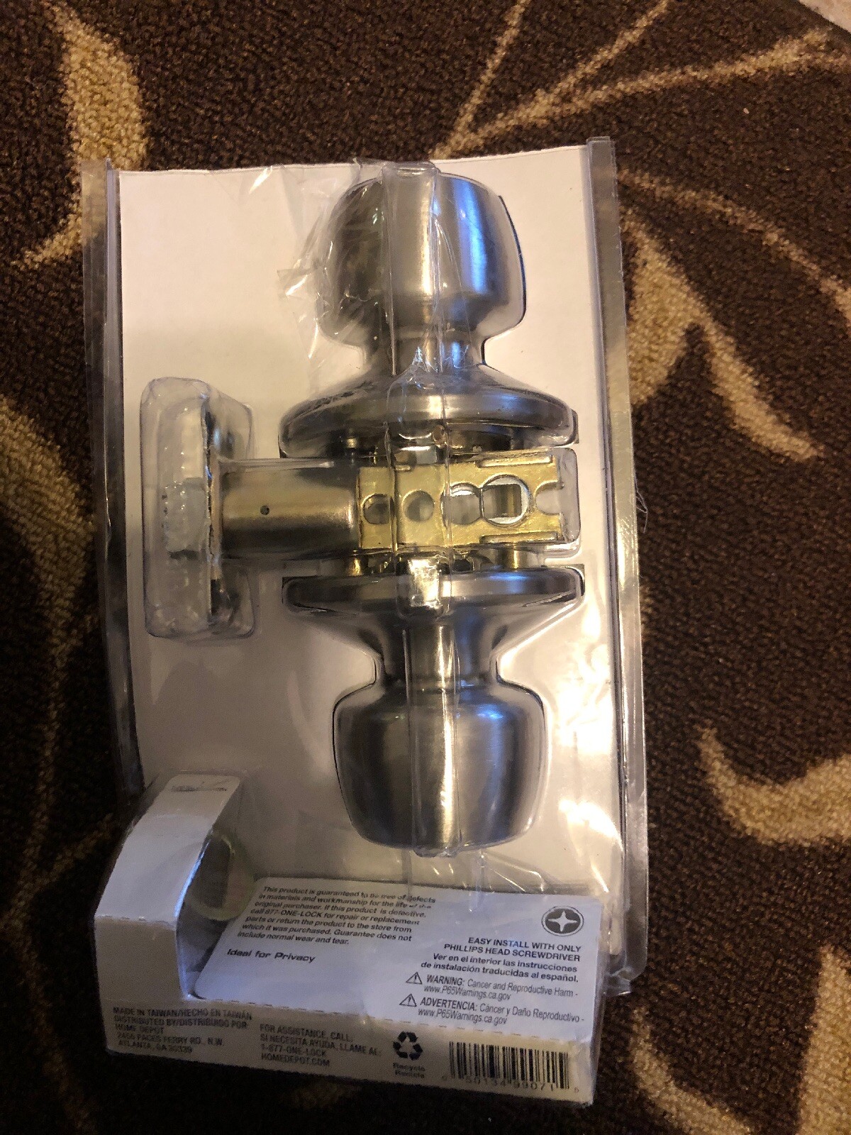 Defiant Brandywine Collection Stainless Steel Finish Door Knob Set 332 208 gallery