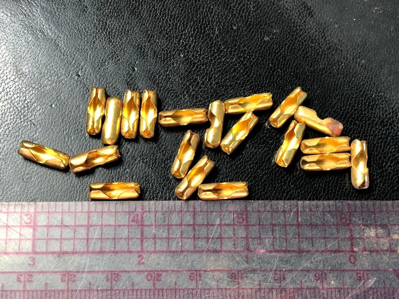 10pcs NEW #6 SOLID BRASS PULL CHAIN EXTENSION CONNECTORs LINKS fan/lamp part gallery