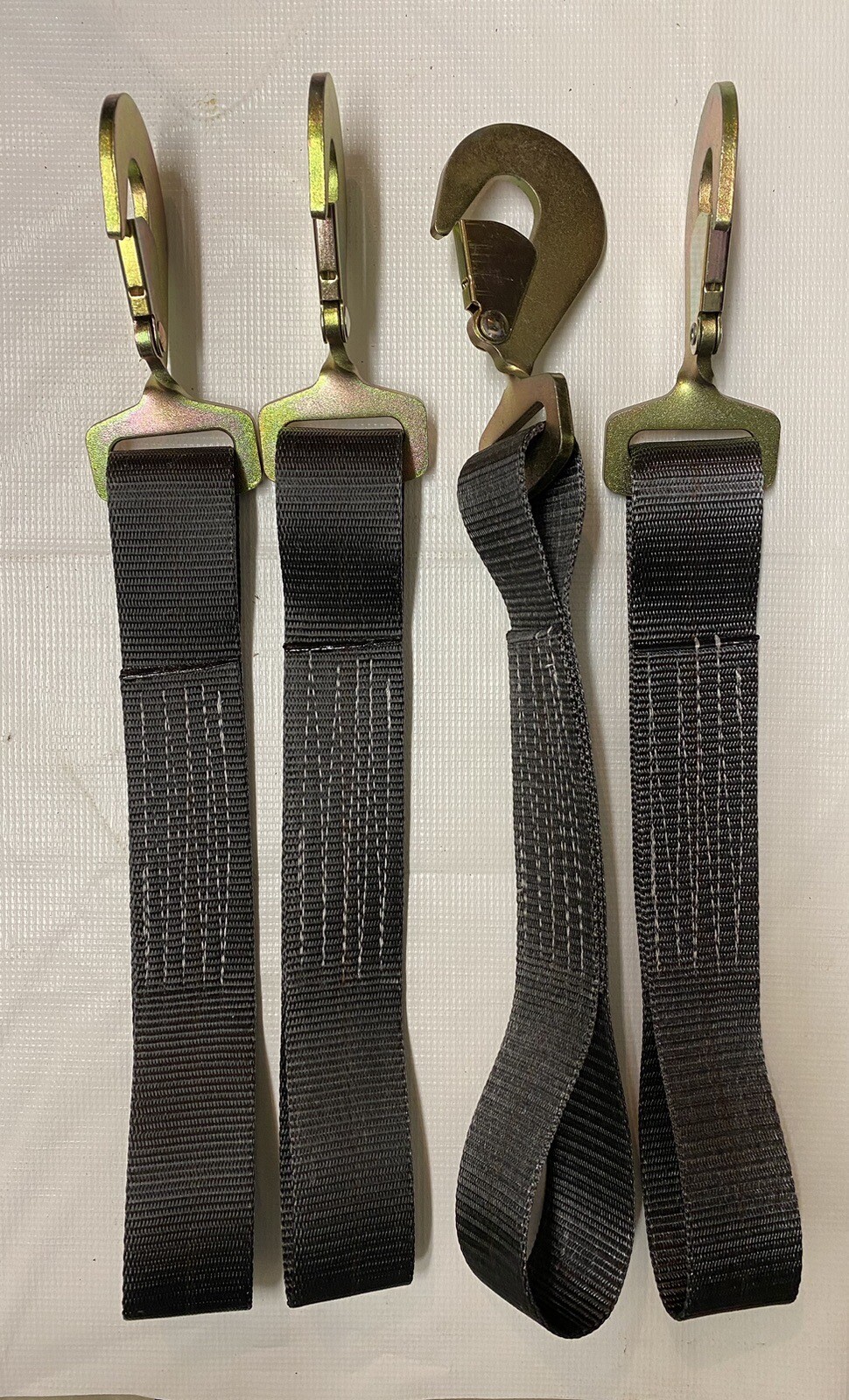 4- 2x8’ Long Replacement Straps & 4-2x14” Short Ends For Ratchet Assembly USA gallery