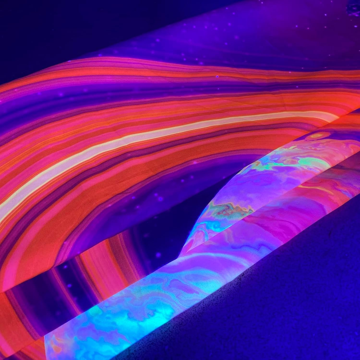 PSYHILAR Black Light Posters for Adults and Teens, 40L" x 30W" gallery