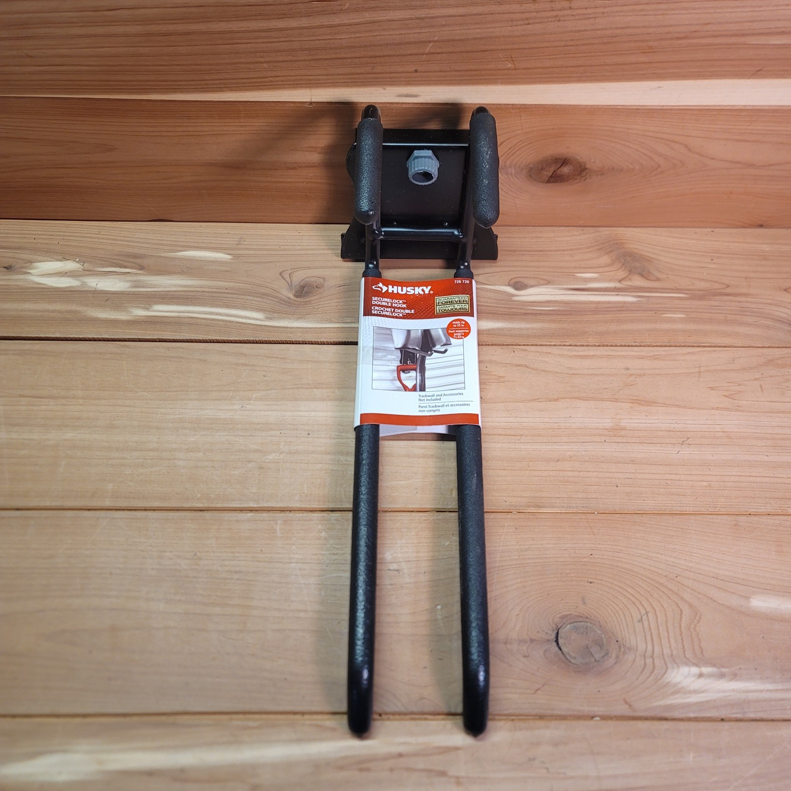 Husky SecureLock Double Hook Trackwall Accessory Tool Storage THD204CAN gallery