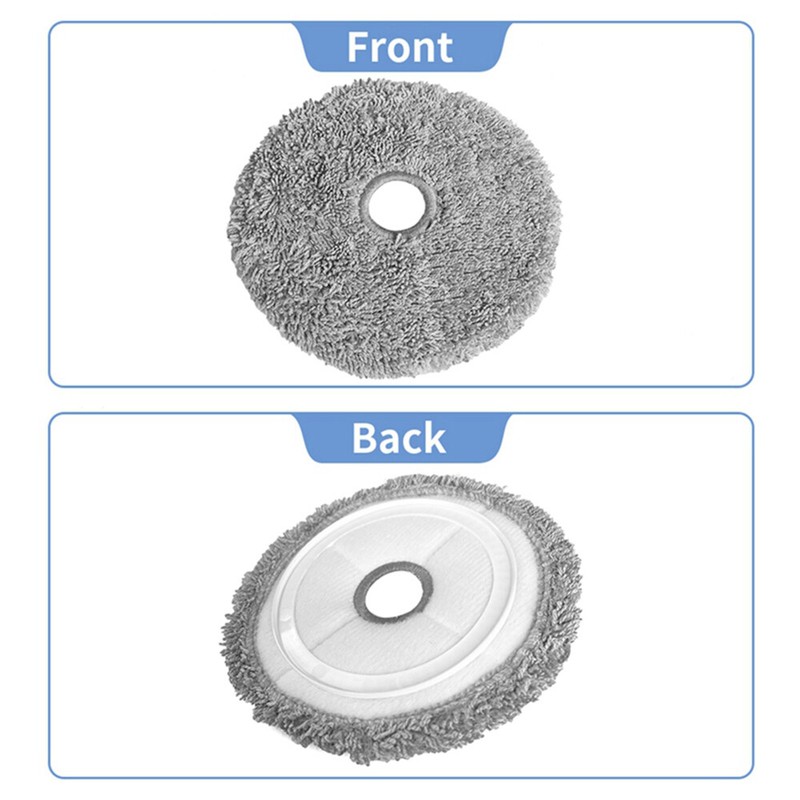 Dust Bag+Rag+Filter+Main/Side Brush Wipe Set Cleaner For Lydsto W2 Replacement gallery