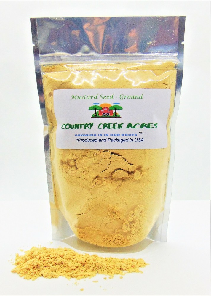 2 oz Ground Mustard Seed Powder- A Versatile Ingredient - Country Creek LLC