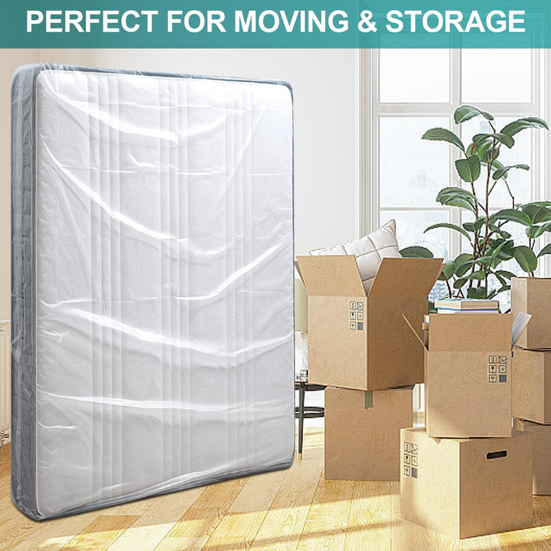 Mattress Bag for Moving Storage Plastic Mattress Protector Cover Twin and Full gallery