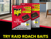 RAID Double Control Large Roach Baits 8 Count Defense System Kills For 3 Months gallery