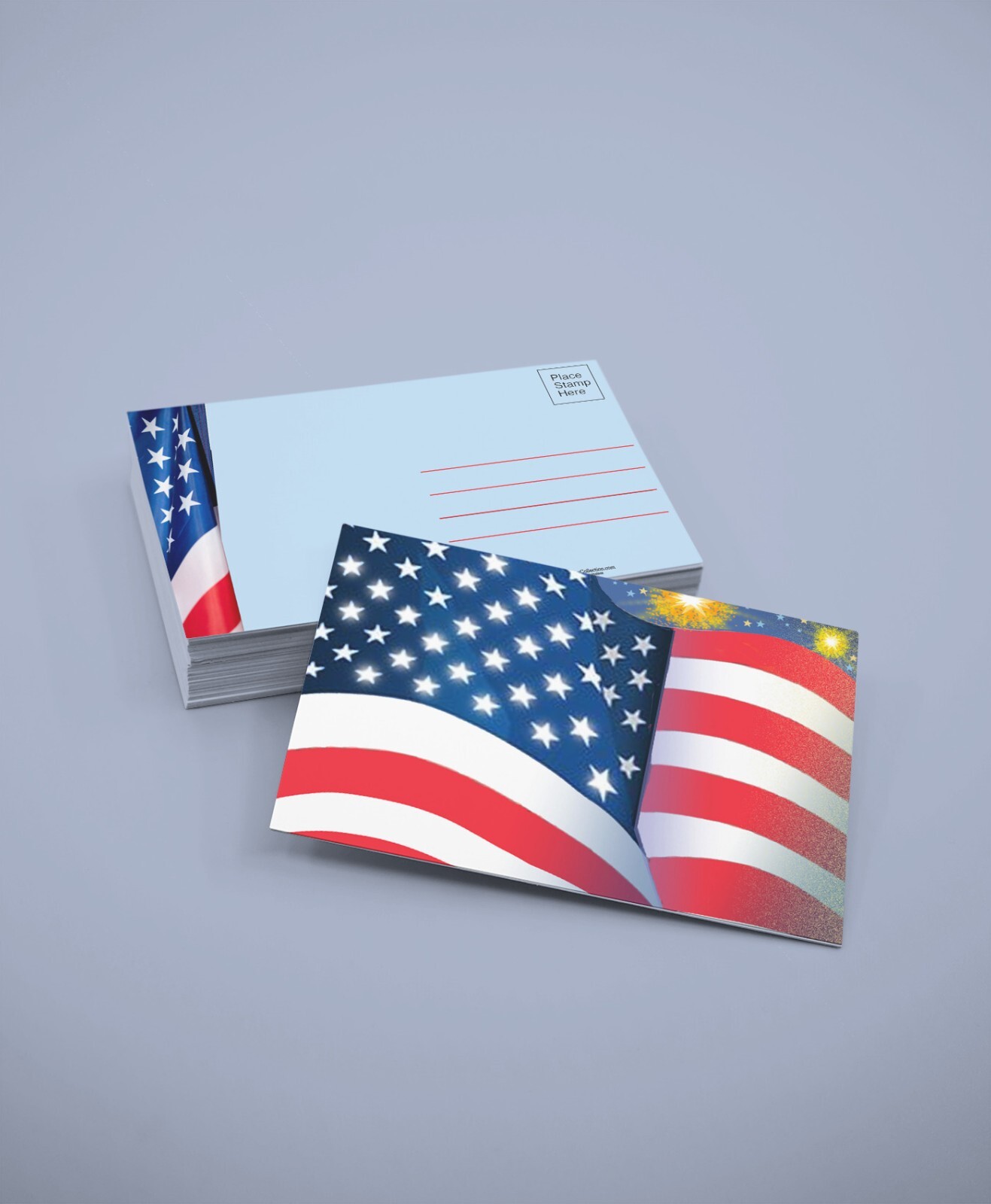 Assorted Patriotic Postcards | 36 Pack All Occasion Postcards | American Flag gallery