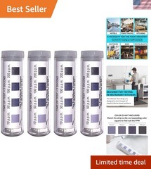 Reliable 0-200 PPM Chlorine Strips for Commercial Kitchens – 400 Count