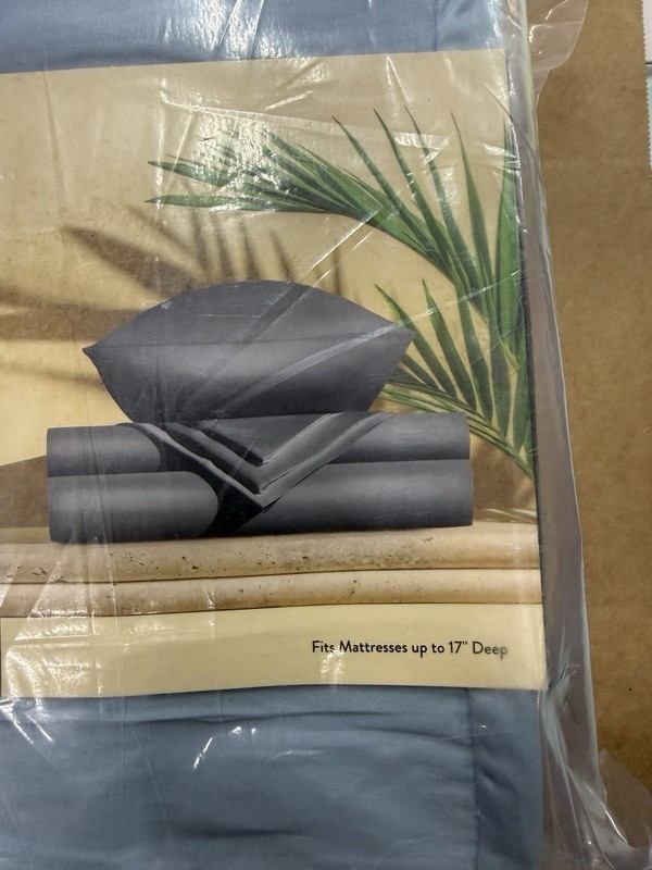 Miracle Made Extra Luxe Self-Cooling Self-Cleaning King Sheet Set Light Blue gallery