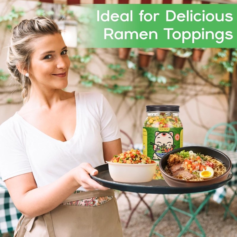 Freeze Dried Mixed Dehydrated Vegetables - 10.58Oz Natural Ramen Toppings Vegeta gallery
