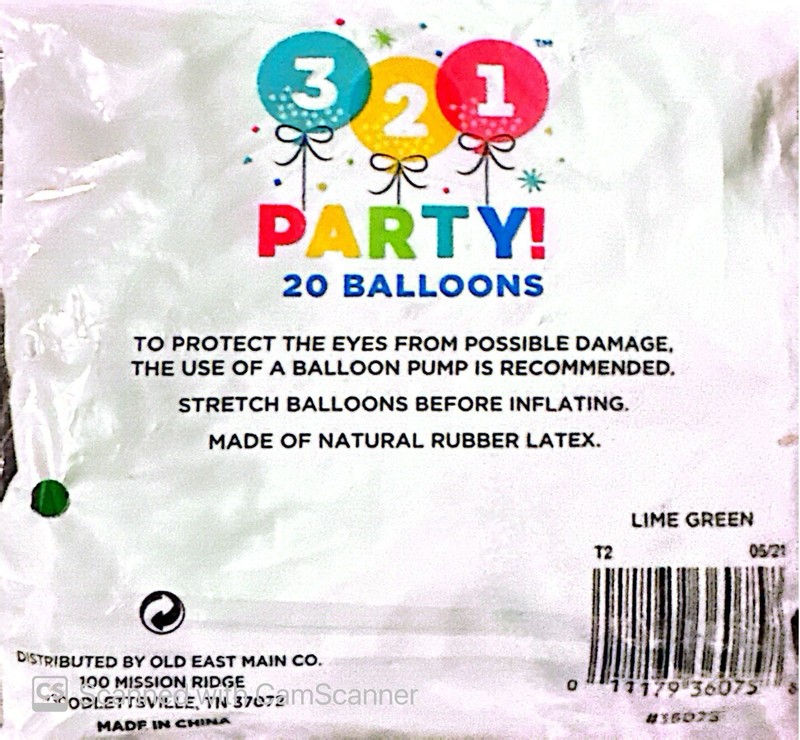 Party! 20 Green Balloons / Helium Quality/ + FREE MYSTERY BONUS BALLOONS gallery