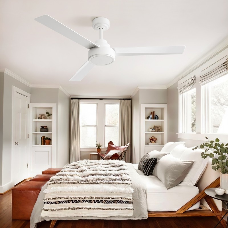 52" Outdoor Ceiling Fan Without Light with Remote Control ,6-speed Reversible DC gallery
