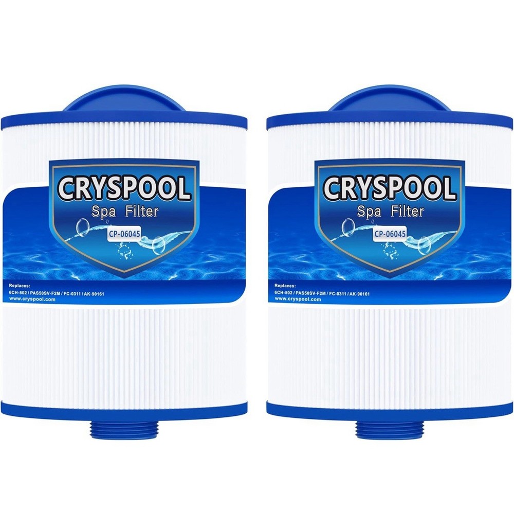 Cryspool CP-06045 Spa Pool Filter Cartridge 50 Sq. Ft for Artesian Spas 2-Pack