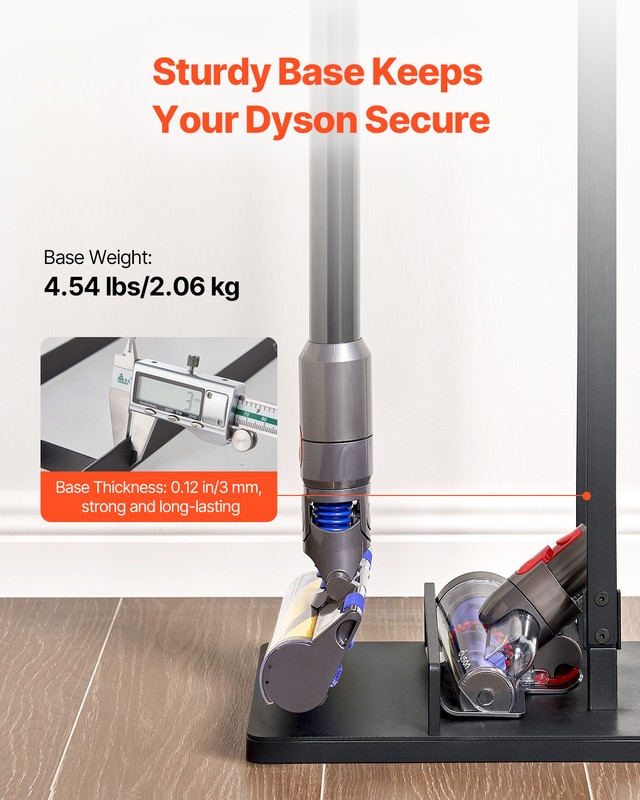 VEVOR Vacuum Stand for Dyson Multi-Models Stable Storage Bracket Holder Wheels gallery