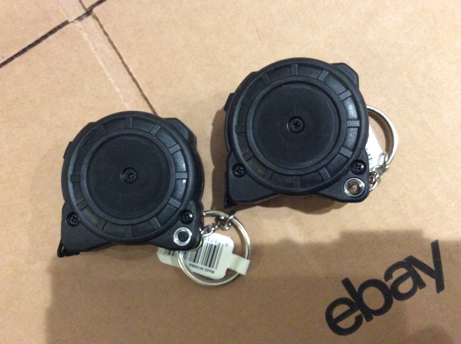 (2) Crescent Lufkin L1108B 1/2'' X 8' Shockforce Nite Eye Tape Measure KeyChain gallery