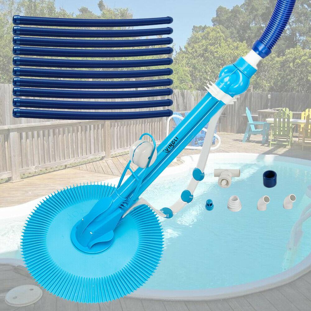 Auto Swimming Pool Automatic Cleaner Vacuum for Inground & Above Ground Hose Set gallery