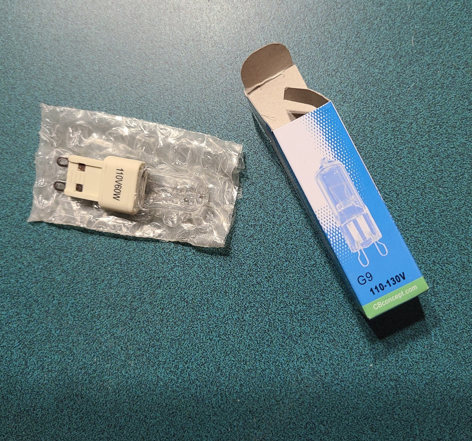 NEW 6 total CBconcept.com CERAMIC G9 BULB 60W 110-130V gallery