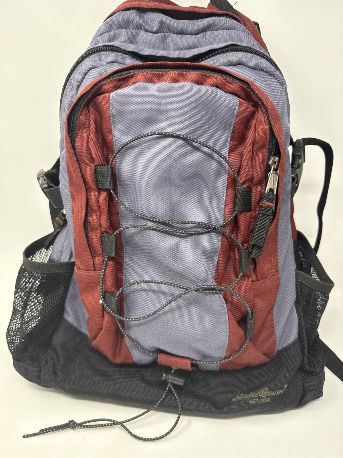 Eddie Bauer Backpack Light Purple, Maroon & Black 2