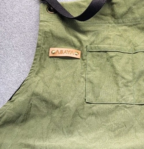 Asaya Prof Chef BBQ Canvas Work Apron Adjustable Straps Several Pockets gallery