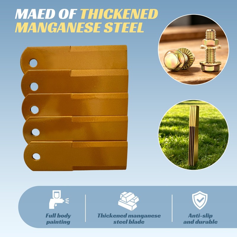 Universal Lawn Mower Blades 2-Pack – Heavy Duty Replacement for Most Mowers gallery