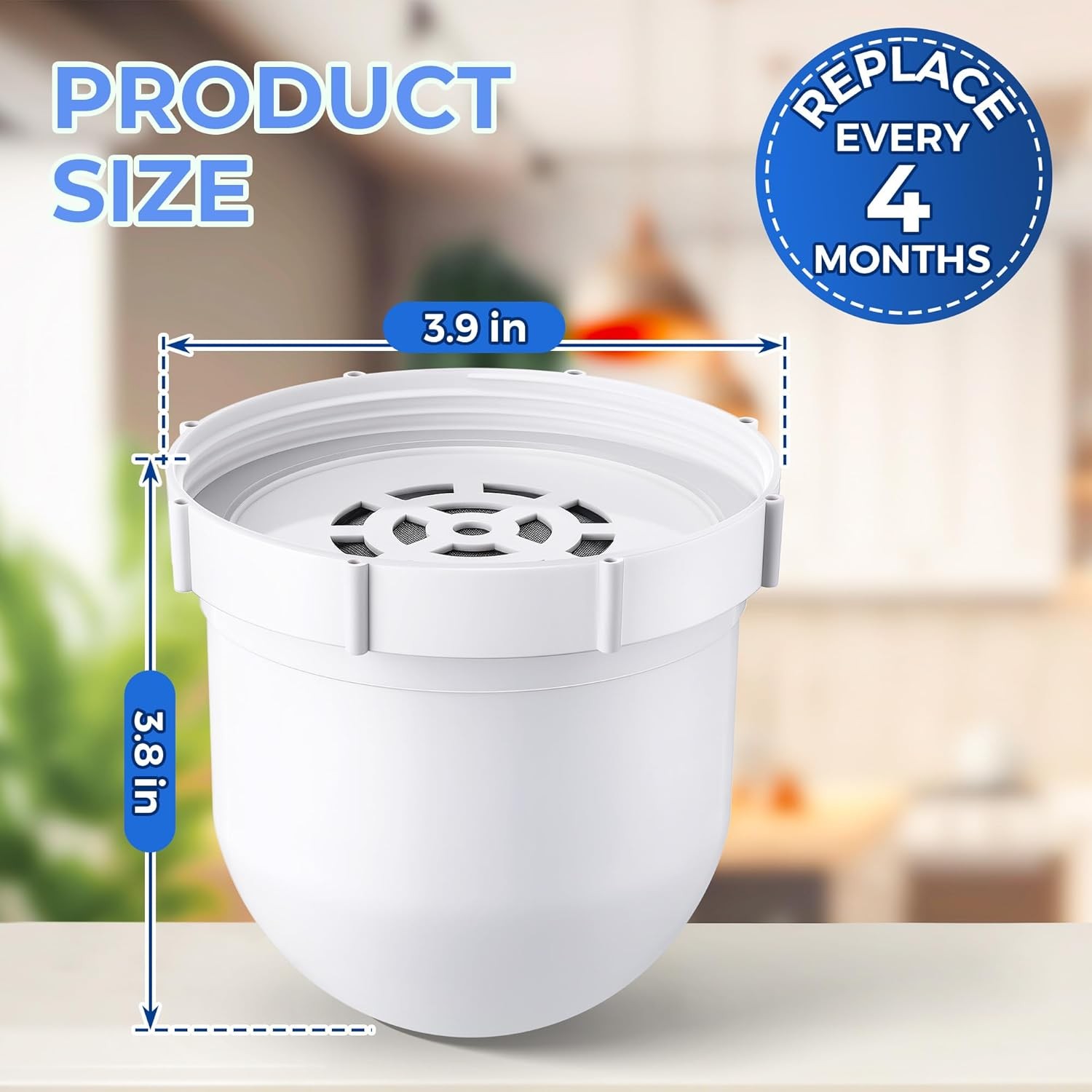 1 Pack Upgraded Water Pitcher Filter with Clearly Filtered No. 1 Filtered Wat... gallery