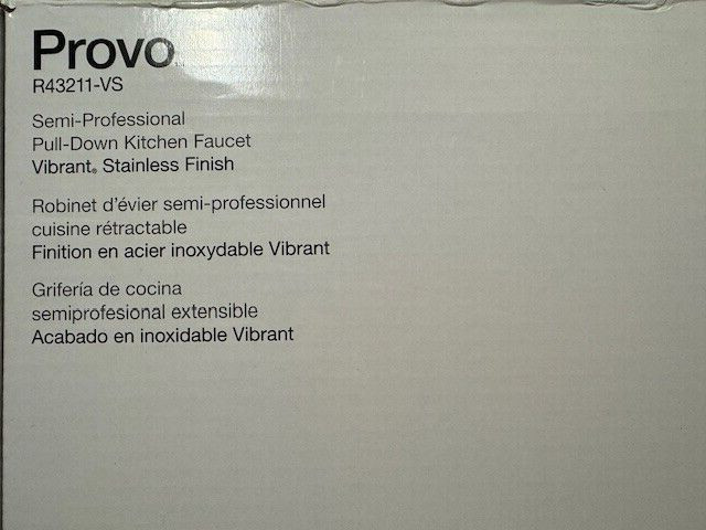 Kohler Provo R43211-VS Pull-Down Kitchen Faucet Vibrant Stainless Steel Used gallery