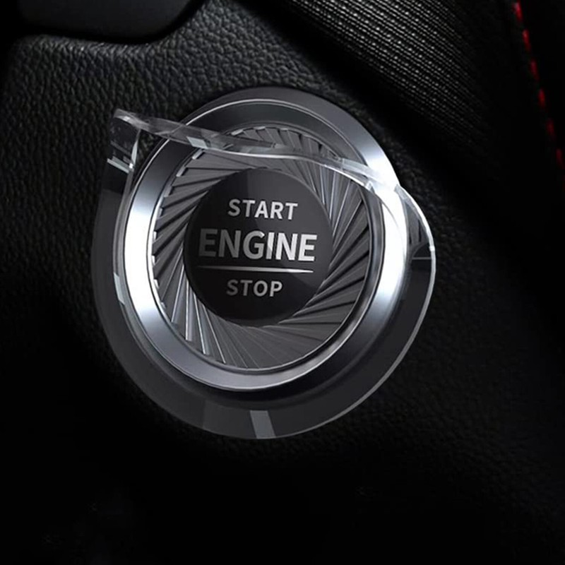 Car Push Engine Start Button Cover, Touch Button Protector Cover gallery