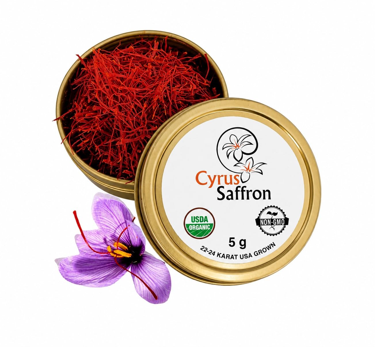 Saffron Threads,100% Stigmas Only (5 Gram Spanish) organically grown gallery
