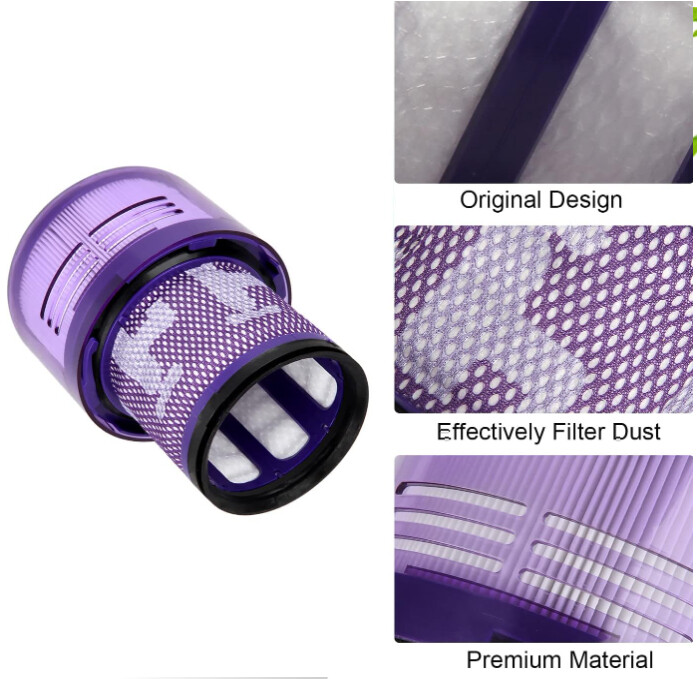 2 PACK Filter for Dyson V12 Detect Slim Cordless Vacuum and V12 Slim Vacuums gallery