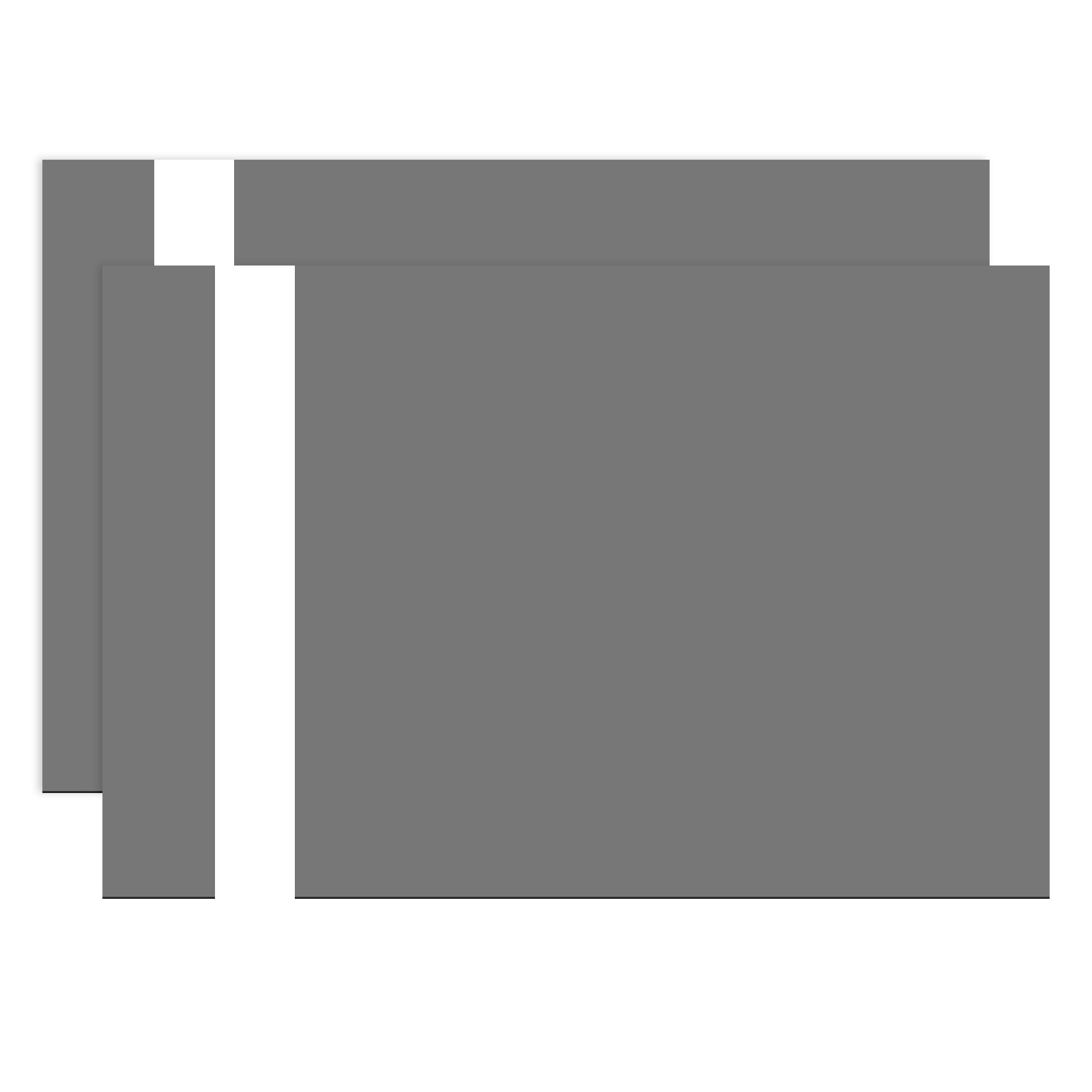 2Pcs 11.8x7.9" Double Color ABS Laser Engraving Sheet, Gray/White gallery