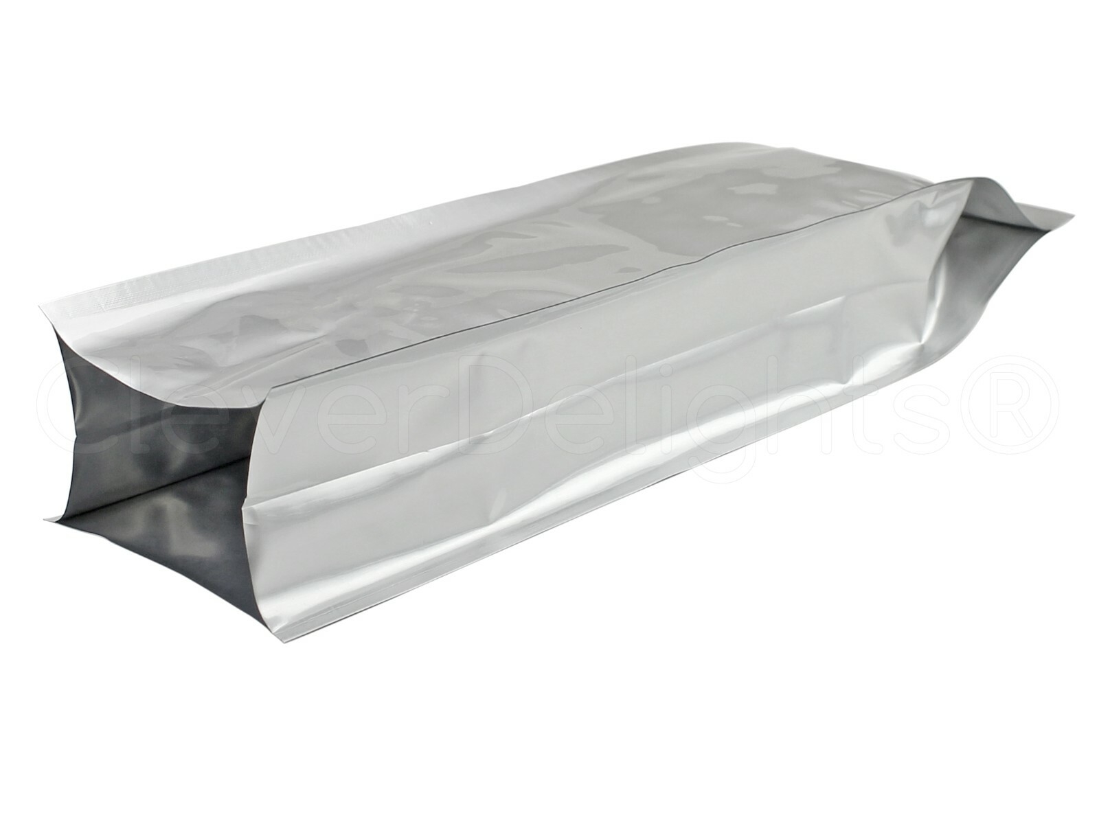 Silver Coffee Bags - 1 Pound Capacity - Heat Sealable Packaging 16oz 1Lb gallery