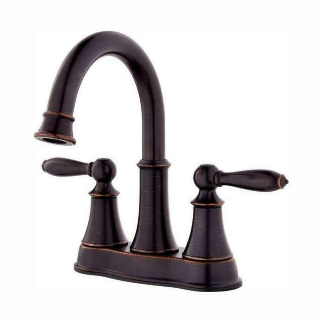 Pfister Courant 4 in. Centerset 2-Handle Bathroom Faucet in Tuscan Bronze gallery