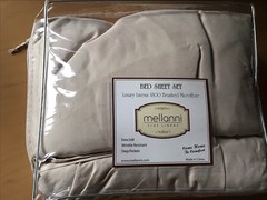Mellanni 1800 Brushed Microfiber QUEEN Bed Sheet Set, 4 Piece NEW Tan/Beige